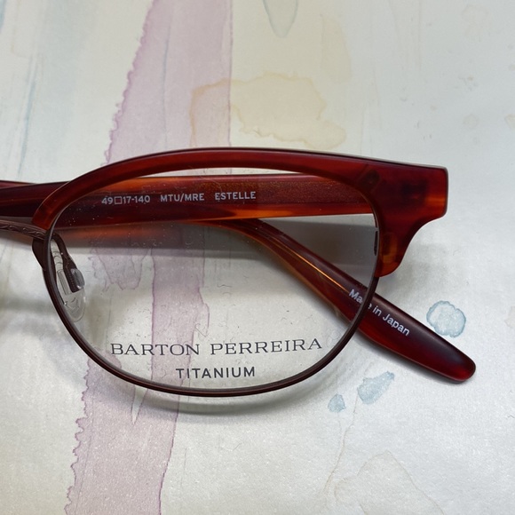 Barton Perreira Eyeglasses Estelle 49-17-140 - Picture 8 of 16
